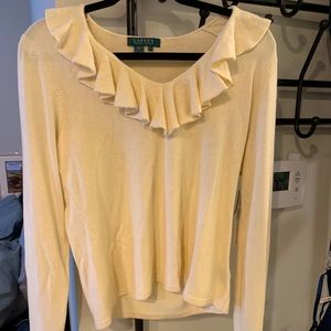 NWT Ralph Lauren Cream Sweater
